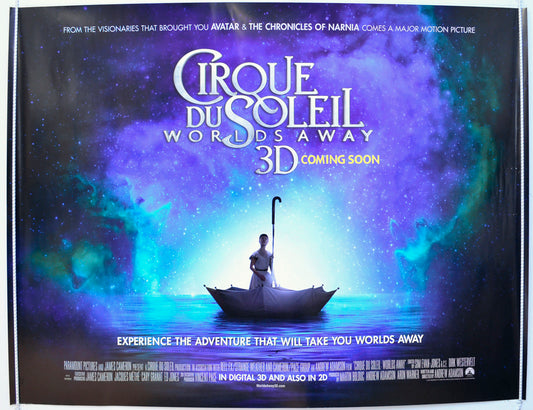 Cirque Du Soleil - Worlds Away  Original British Quad Poster - Film Poster - Movie Poster 