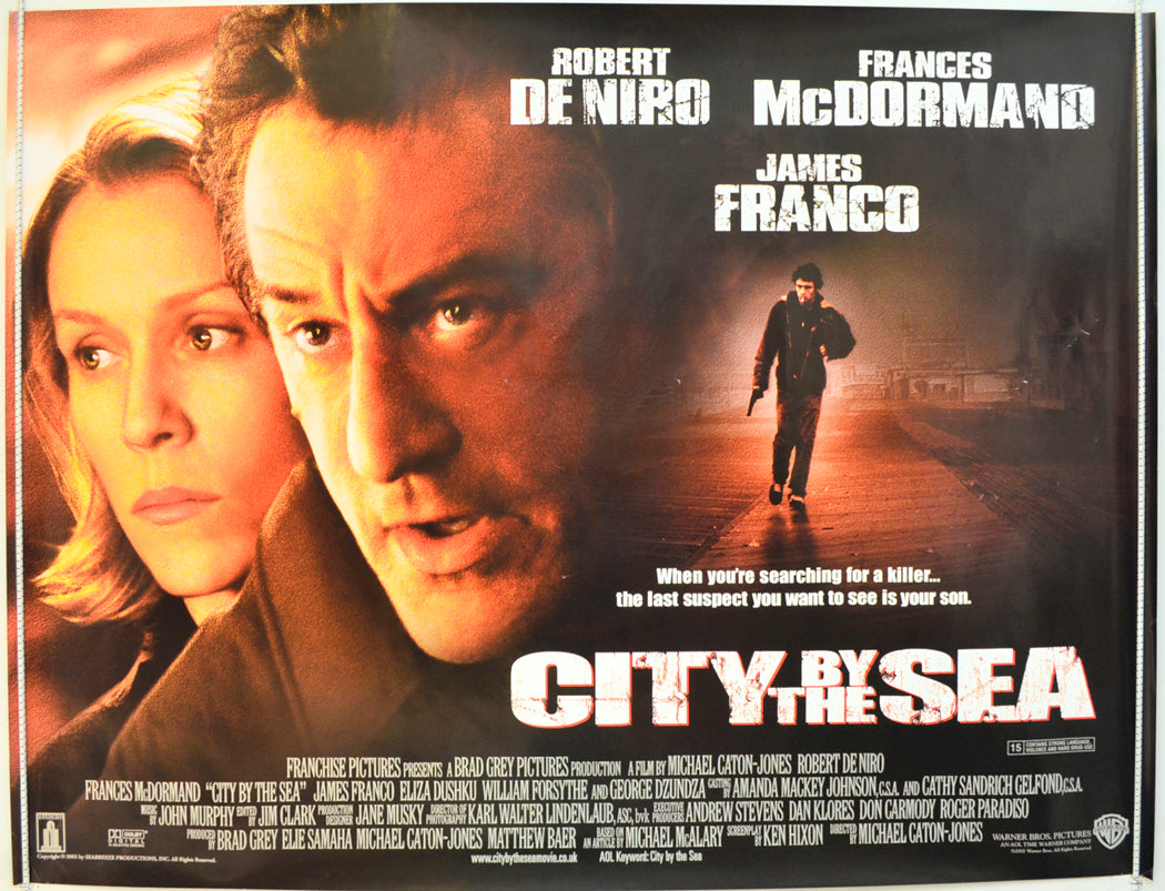 City By The Sea Original Quad Poster - Film Poster - Movie Poster  