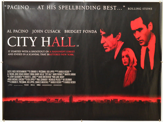 City Hall - Original Quad Poster - Film Poster - Movie Poster