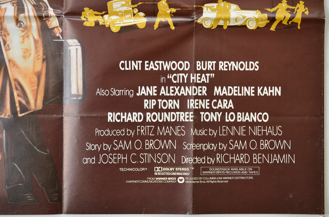 CITY HEAT (Bottom Right) Cinema Quad Movie Poster 