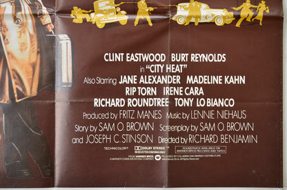 CITY HEAT (Bottom Right) Cinema Quad Movie Poster 