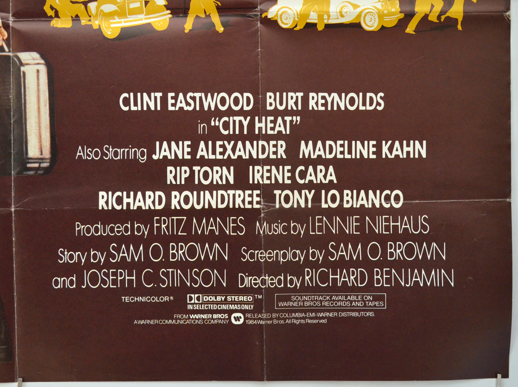 CITY HEAT (Bottom Right) Cinema Quad Movie Poster 