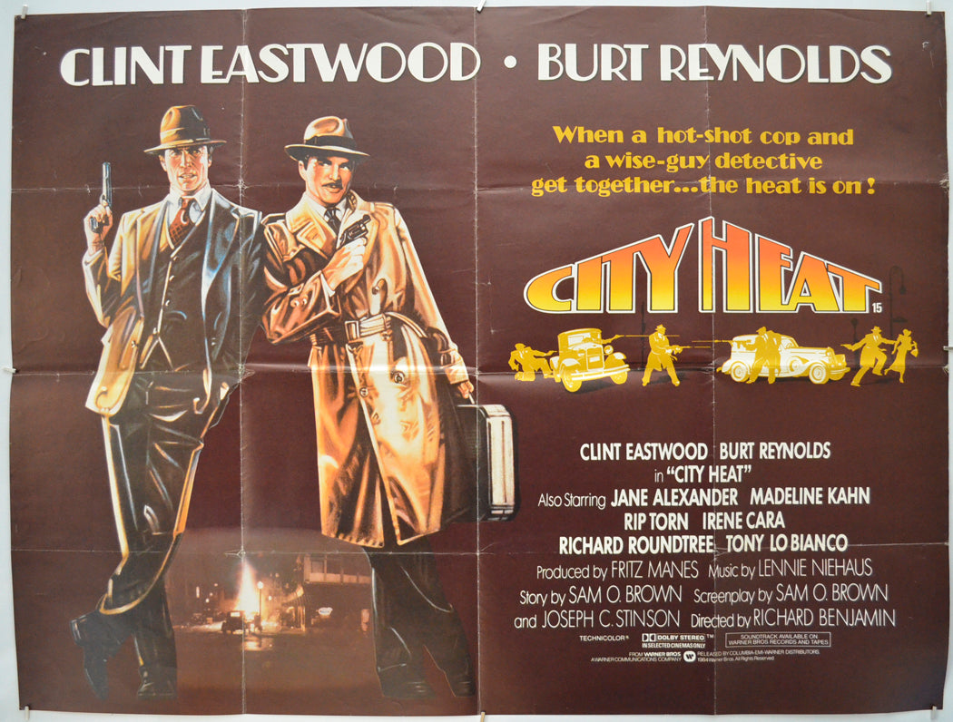 City Heat Original Quad Poster - Film Poster - Movie Poster