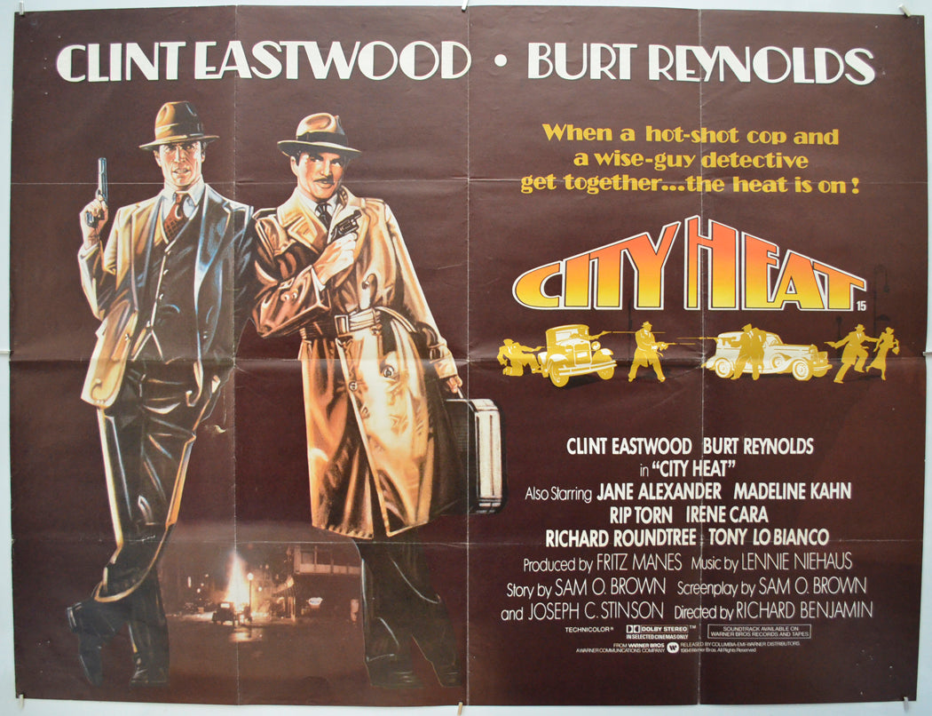 City Heat Original Quad Poster - Film Poster - Movie Poster