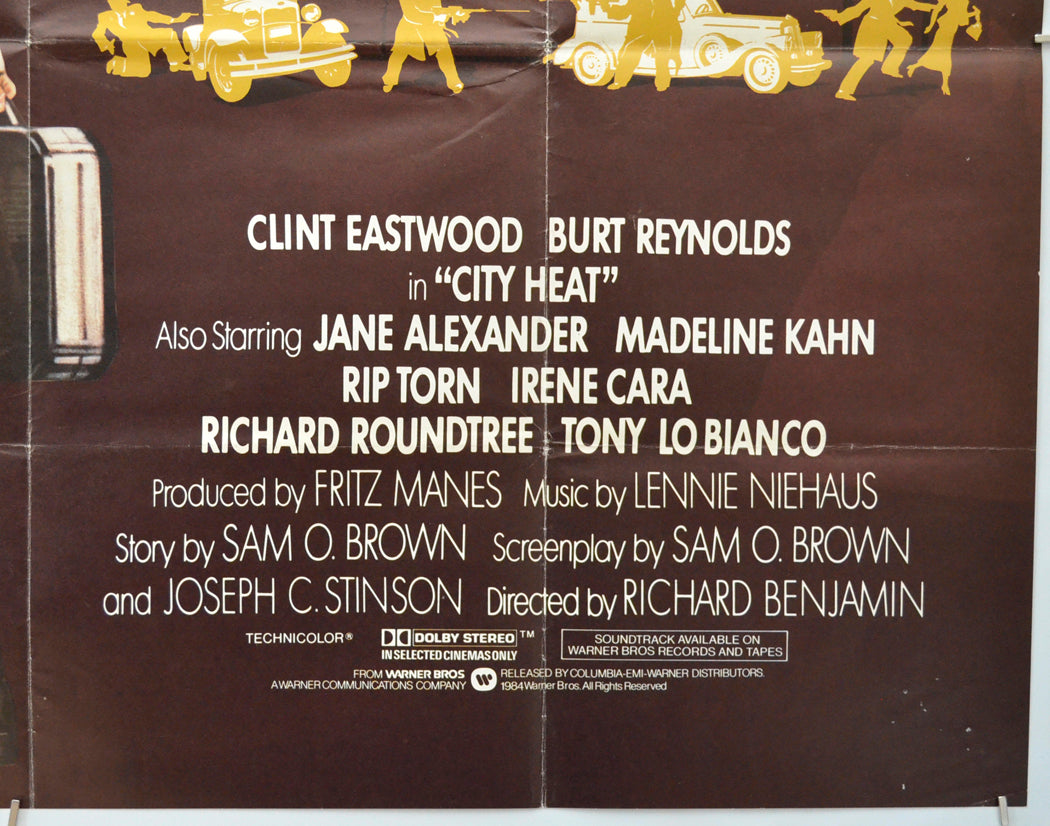 CITY HEAT (Bottom Right) Cinema Quad Movie Poster 