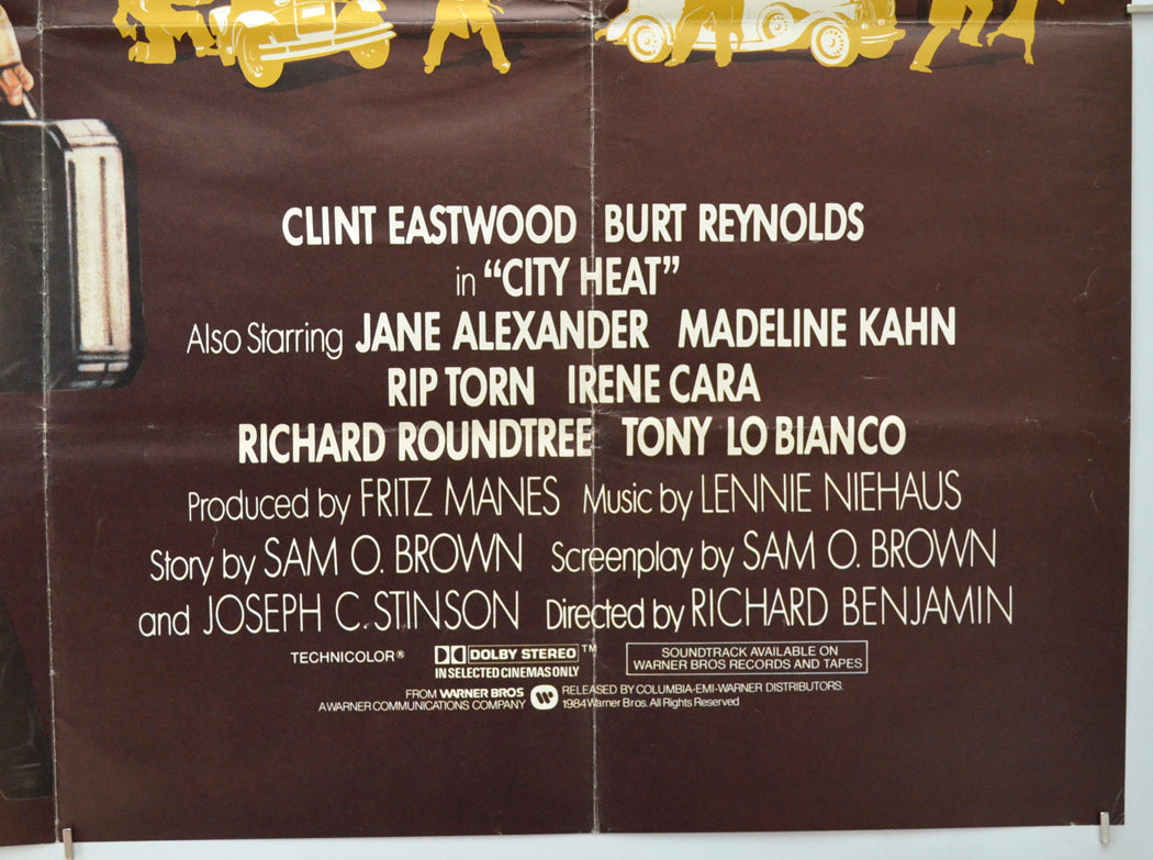 CITY HEAT (Bottom Right) Cinema Quad Movie Poster 