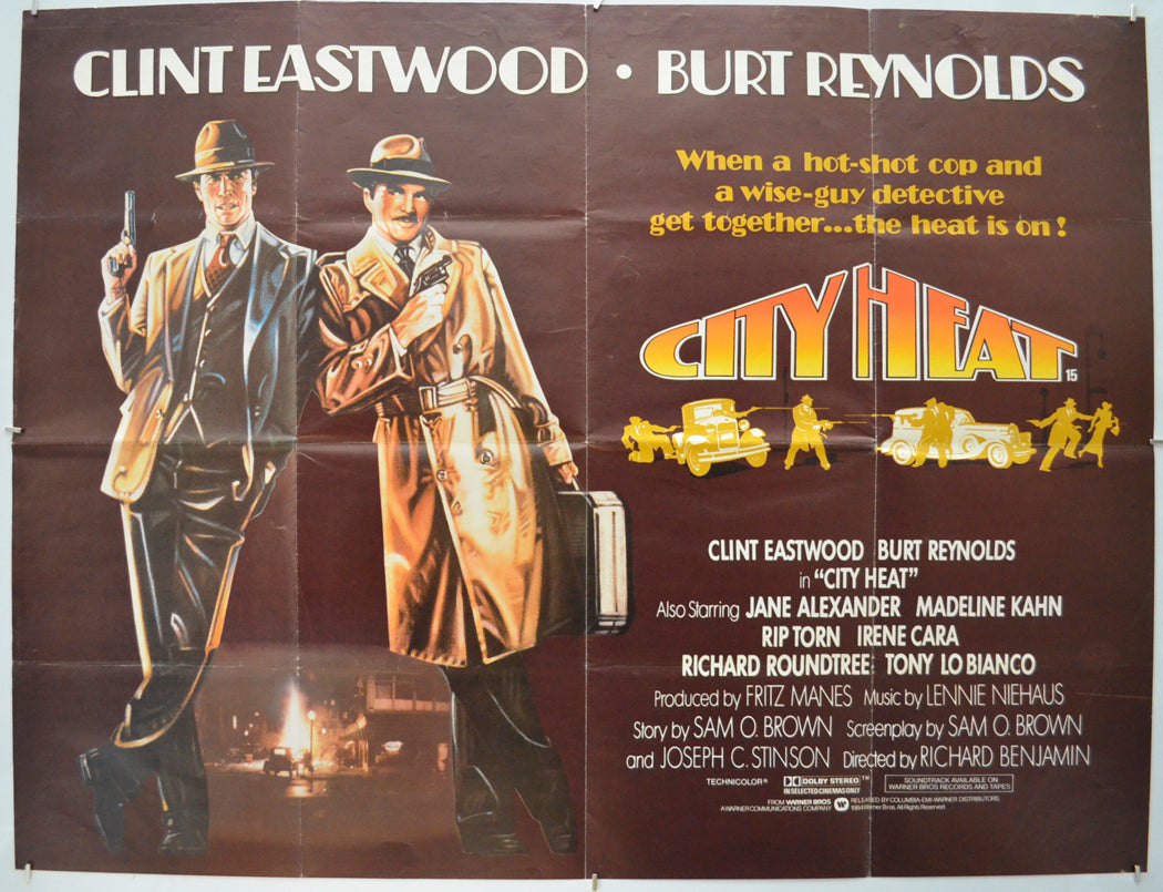 City Heat Original Quad Poster - Film Poster - Movie Poster