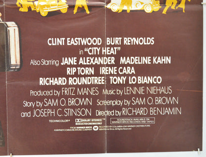 CITY HEAT (Bottom Right) Cinema Quad Movie Poster 