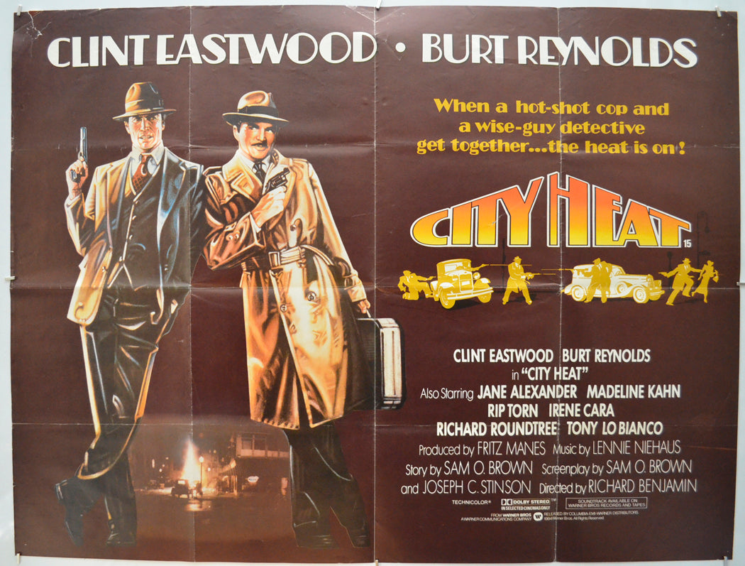 City Heat Original Quad Poster - Film Poster - Movie Poster