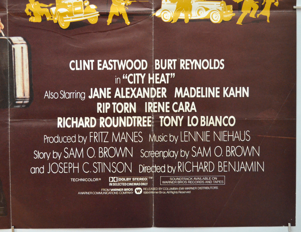 CITY HEAT (Bottom Right) Cinema Quad Movie Poster 