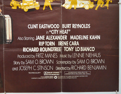 CITY HEAT (Bottom Right) Cinema Quad Movie Poster 