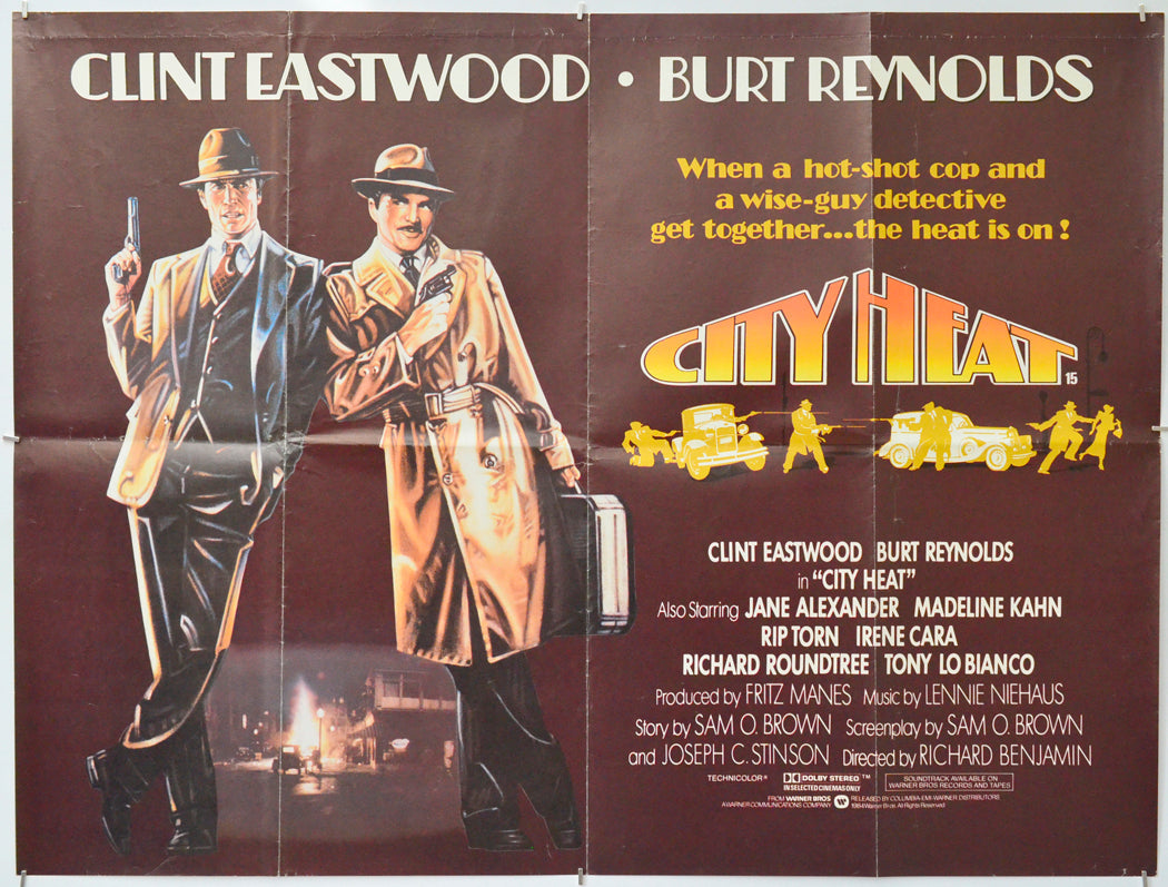 City Heat - Original Quad Poster - Film Poster - Movie Poster