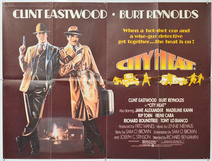 City Heat - Original Quad Poster - Film Poster - Movie Poster