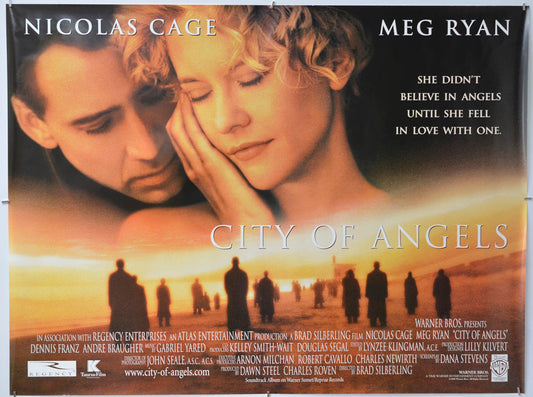 City Of Angels - Original Quad Poster - Film Poster - Movie Poster