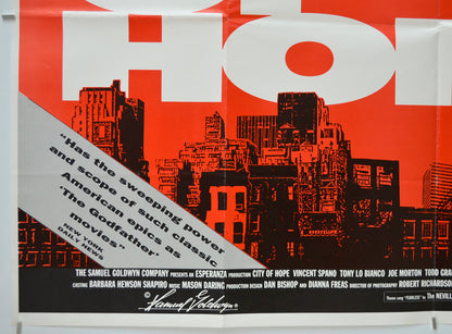 CITY OF HOPE (Bottom Left) Cinema Quad Movie Poster 