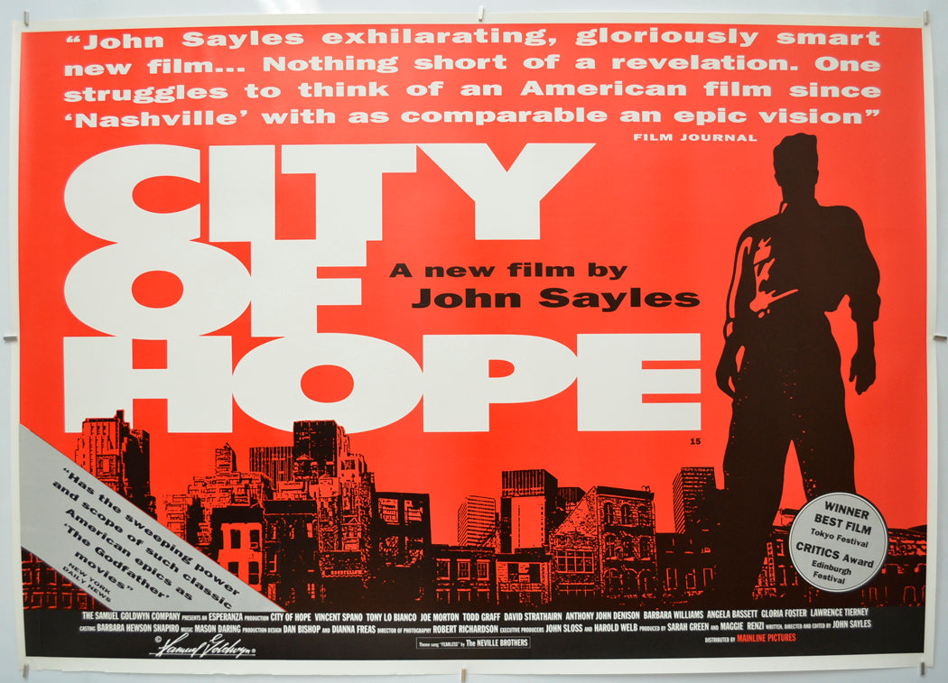 City Of Hope Original Quad Poster - Film Poster - Movie Poster