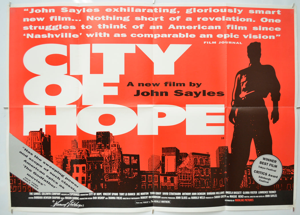 City Of Hope Original Quad Poster - Film Poster - Movie Poster