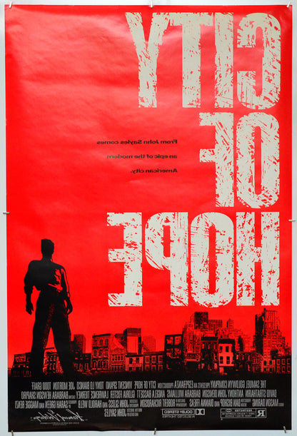 City Of Hope (Back) Cinema One Sheet Movie Poster 