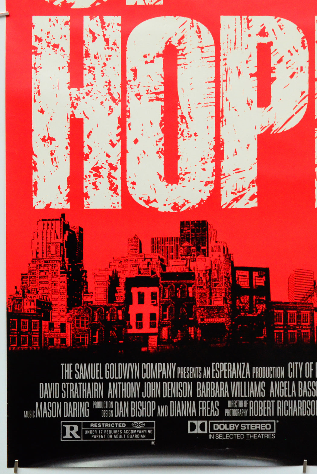 City Of Hope (Bottom Left) Cinema One Sheet Movie Poster 