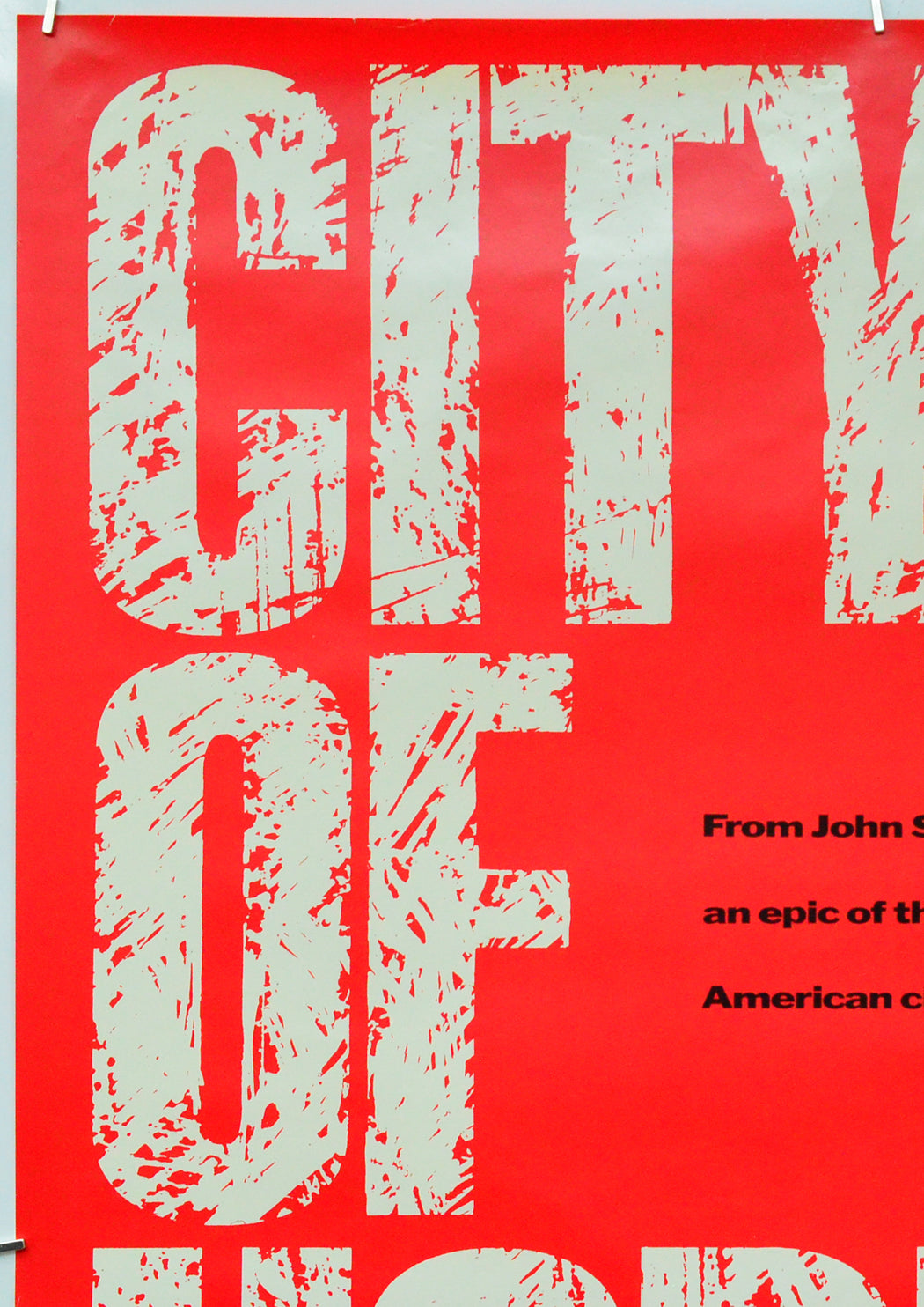 City Of Hope (Top Left) Cinema One Sheet Movie Poster 