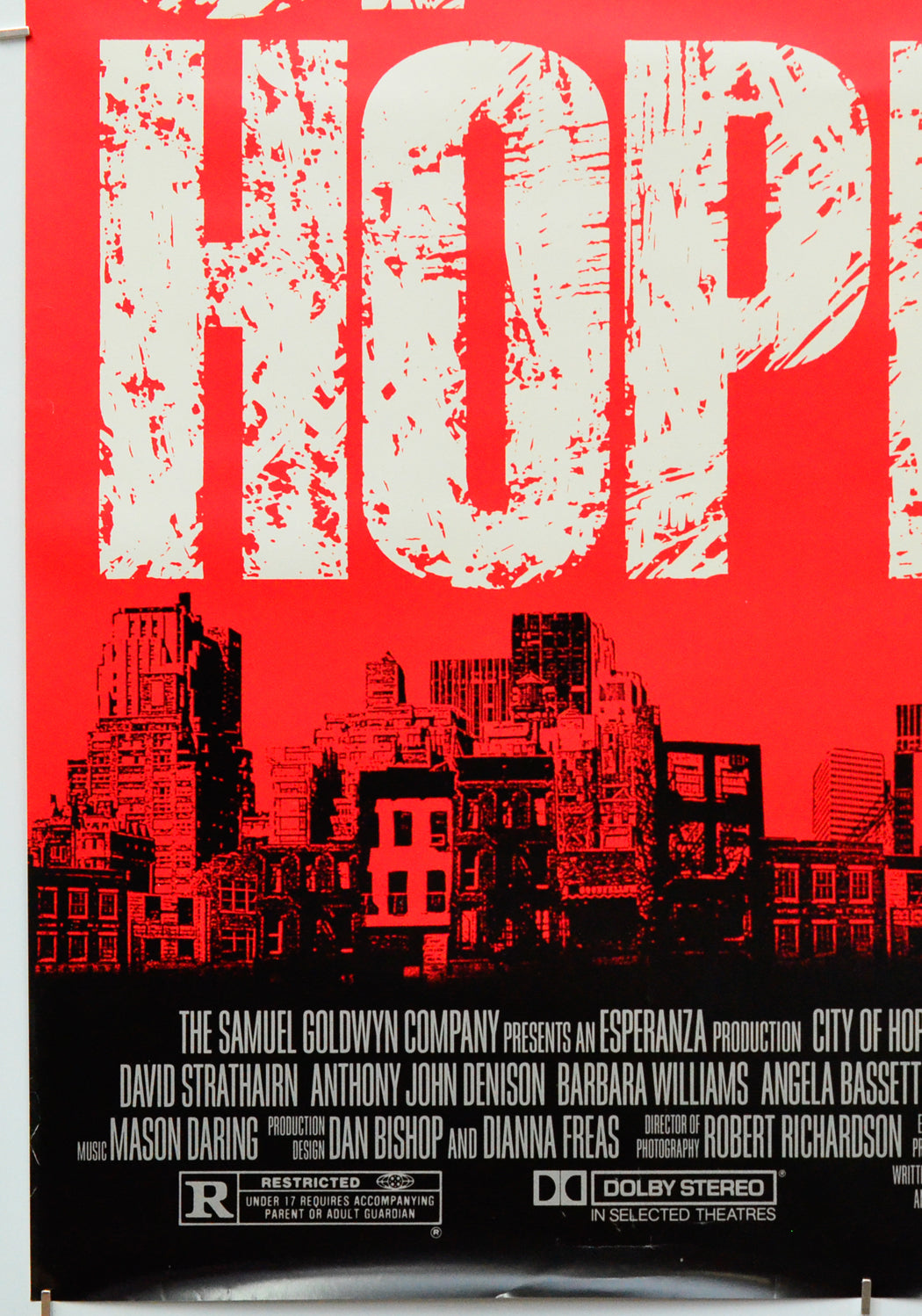 City Of Hope (Bottom Left) Cinema One Sheet Movie Poster 