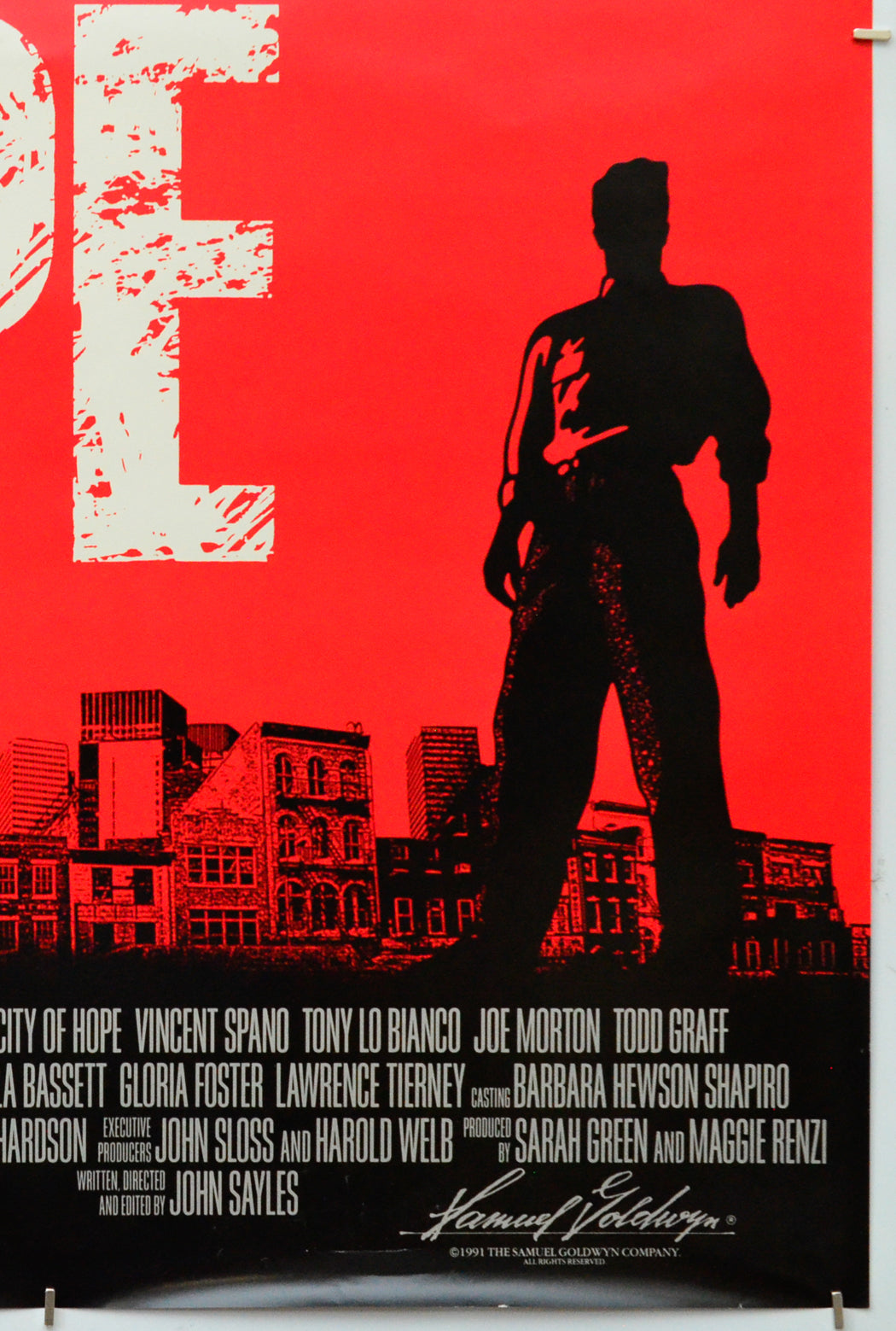 City Of Hope (Bottom Right) Cinema One Sheet Movie Poster 