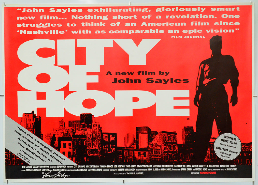 City Of Hope - Original Quad Poster - Film Poster - Movie Poster