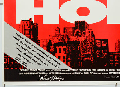 City Of Hope (Bottom Left) Cinema Quad Movie Poster 