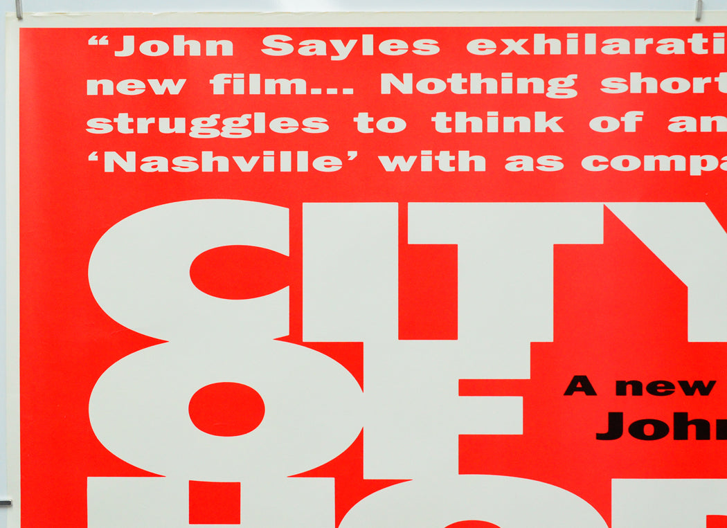 City Of Hope (Top Left) Cinema Quad Movie Poster 