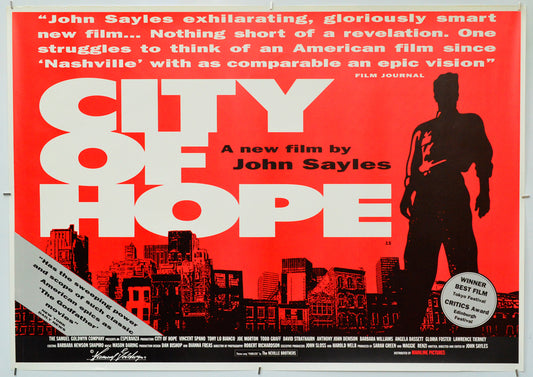 City Of Hope - Original Quad Poster - Film Poster - Movie Poster