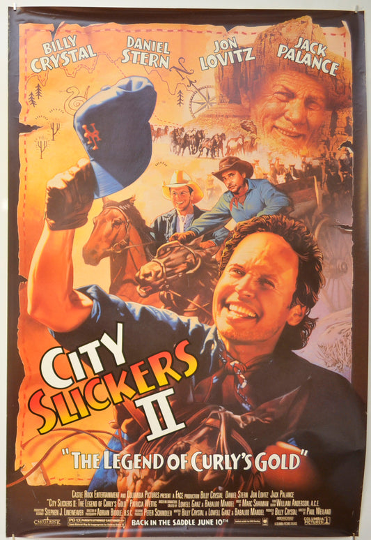 City Slickers II Original One Sheet Poster - Film Poster - Movie Poster  