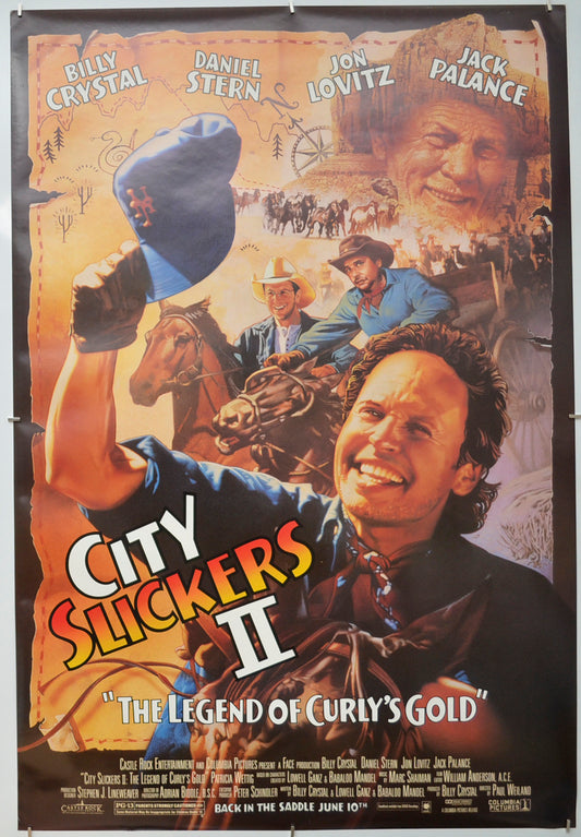 City Slickers II Original One Sheet Poster - Film Poster - Movie Poster