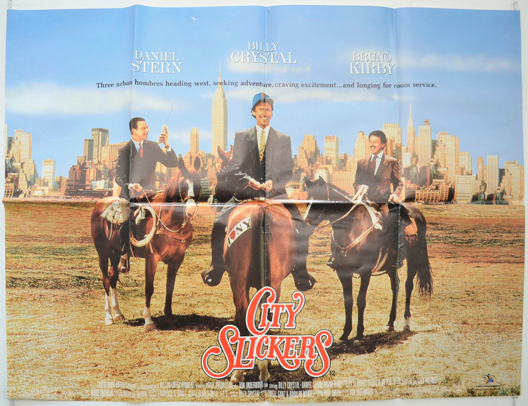 City Slickers  Original British Quad Poster - Film Poster - Movie Poster 