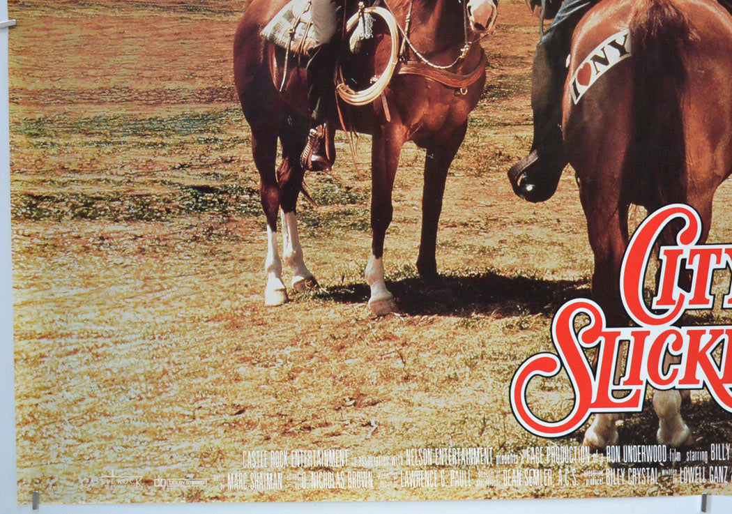 CITY SLICKERS (Bottom Left) Cinema Quad Movie Poster 