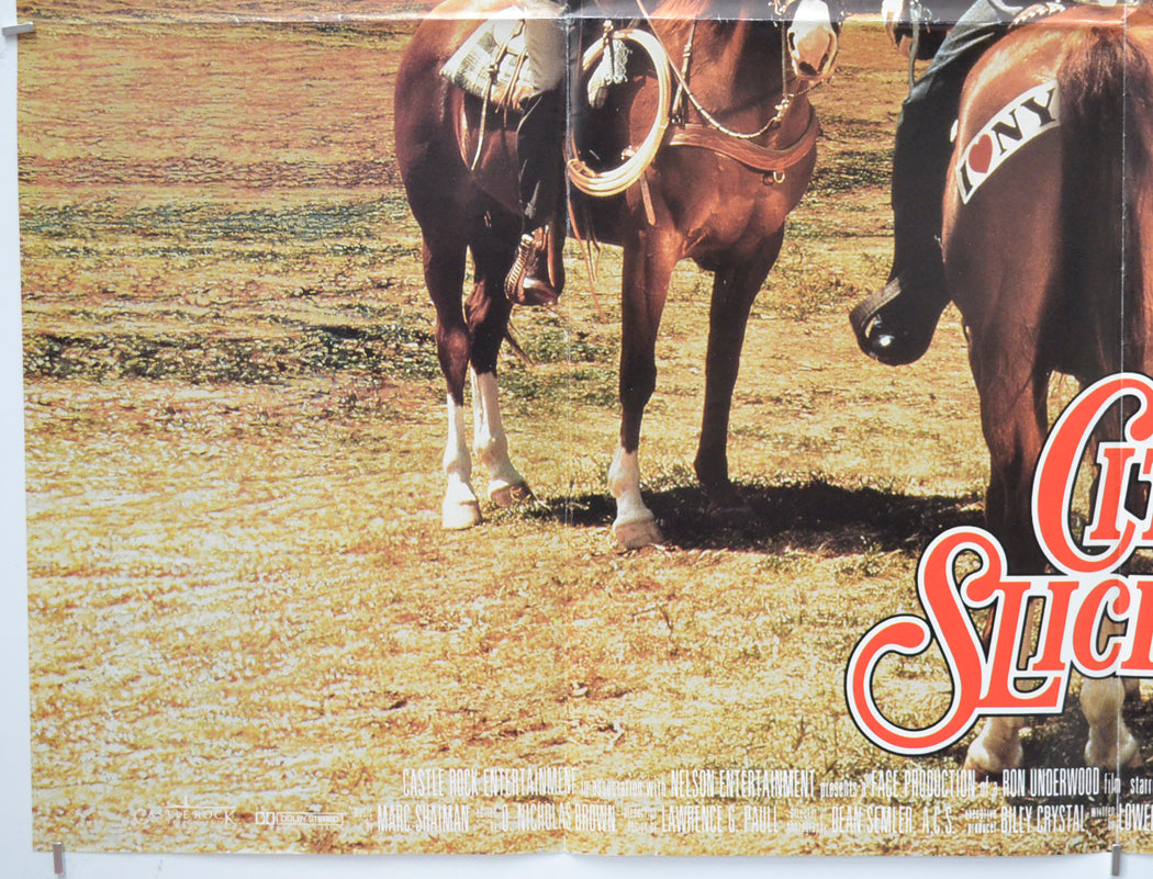 CITY SLICKERS (Bottom Left) Cinema Quad Movie Poster 