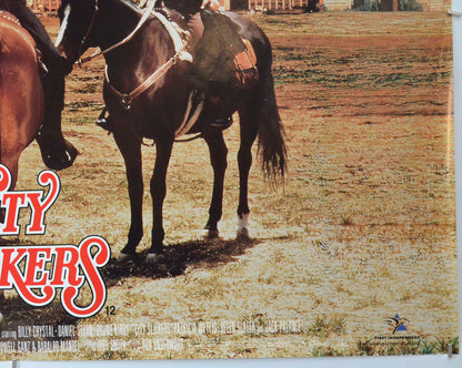 CITY SLICKERS (Bottom Right) Cinema Quad Movie Poster 