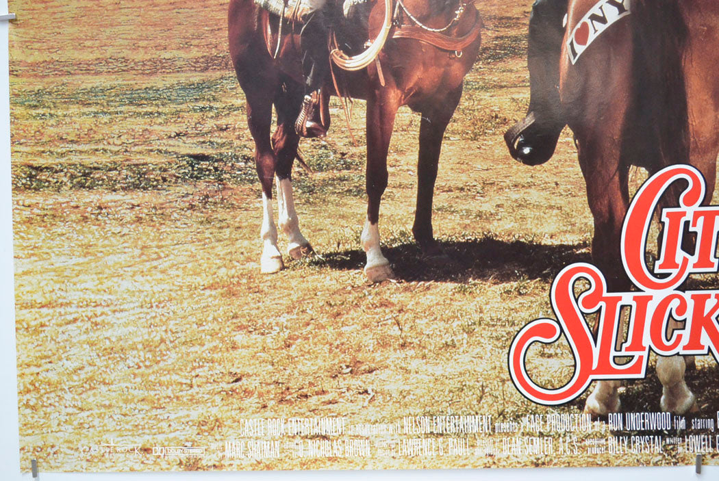 CITY SLICKERS (Bottom Left) Cinema Quad Movie Poster 