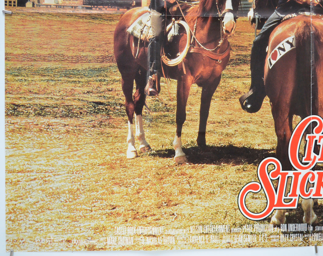 CITY SLICKERS (Bottom Left) Cinema Quad Movie Poster 