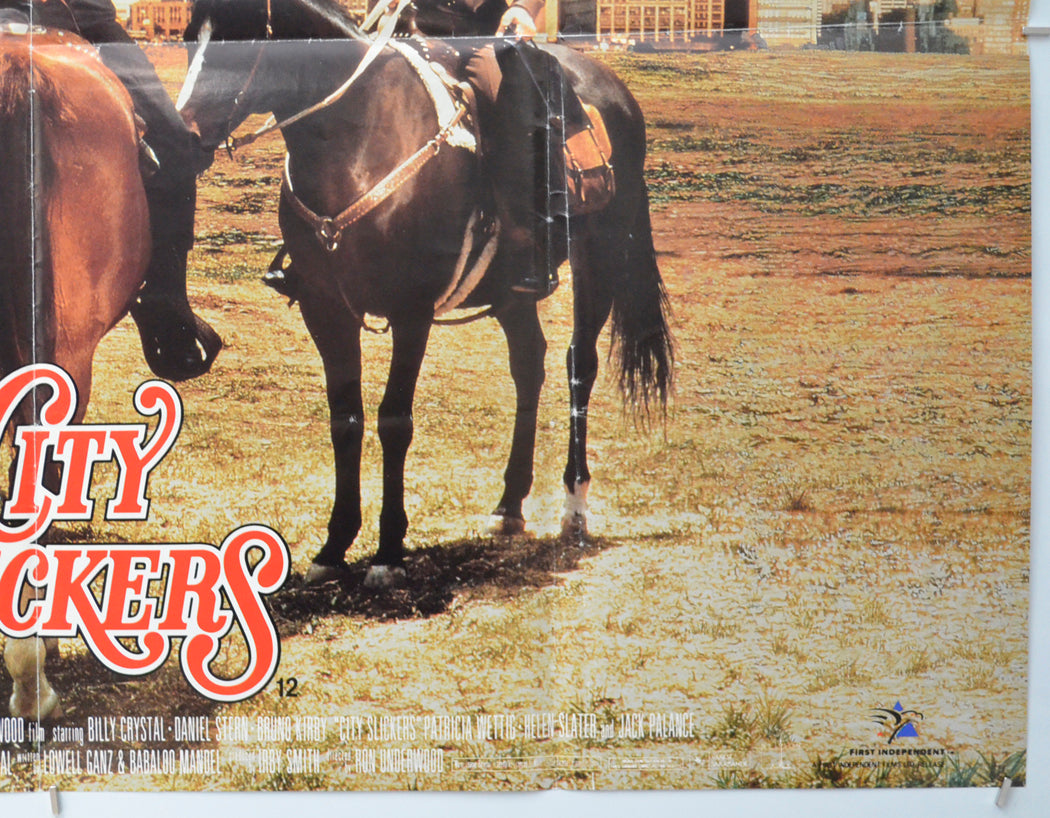 CITY SLICKERS (Bottom Right) Cinema Quad Movie Poster 