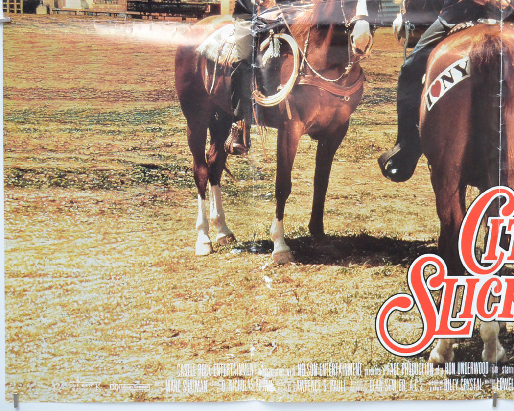 CITY SLICKERS (Bottom Left) Cinema Quad Movie Poster 