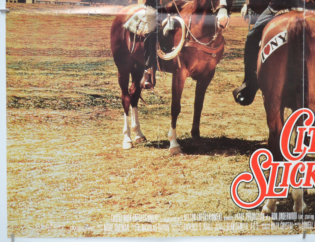 CITY SLICKERS (Bottom Left) Cinema Quad Movie Poster 