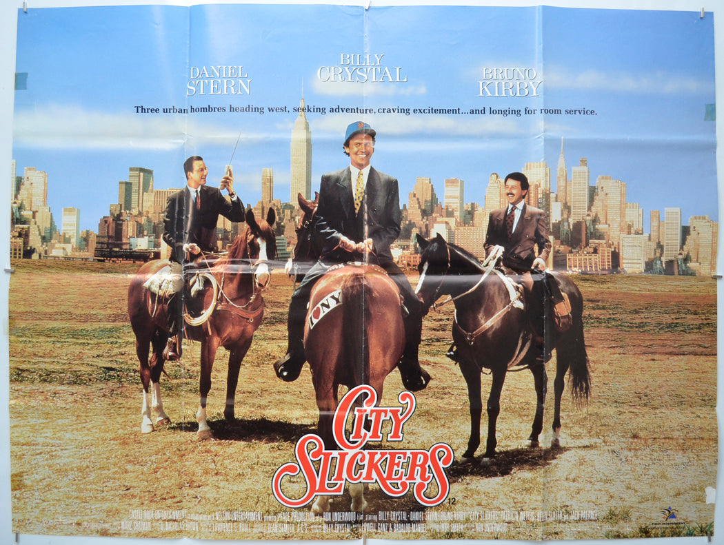 City Slickers  Original Quad Movie Poster  