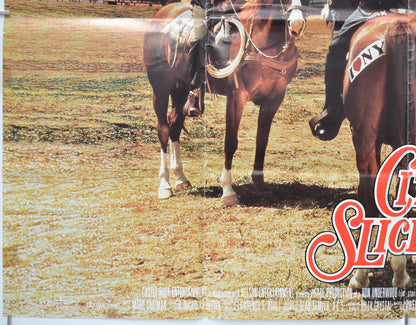 CITY SLICKERS (Bottom Left) Cinema Quad Movie Poster 