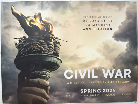 Civil War (Teaser / Advance Version) Original Quad Poster - Film Poster - Movie Poster