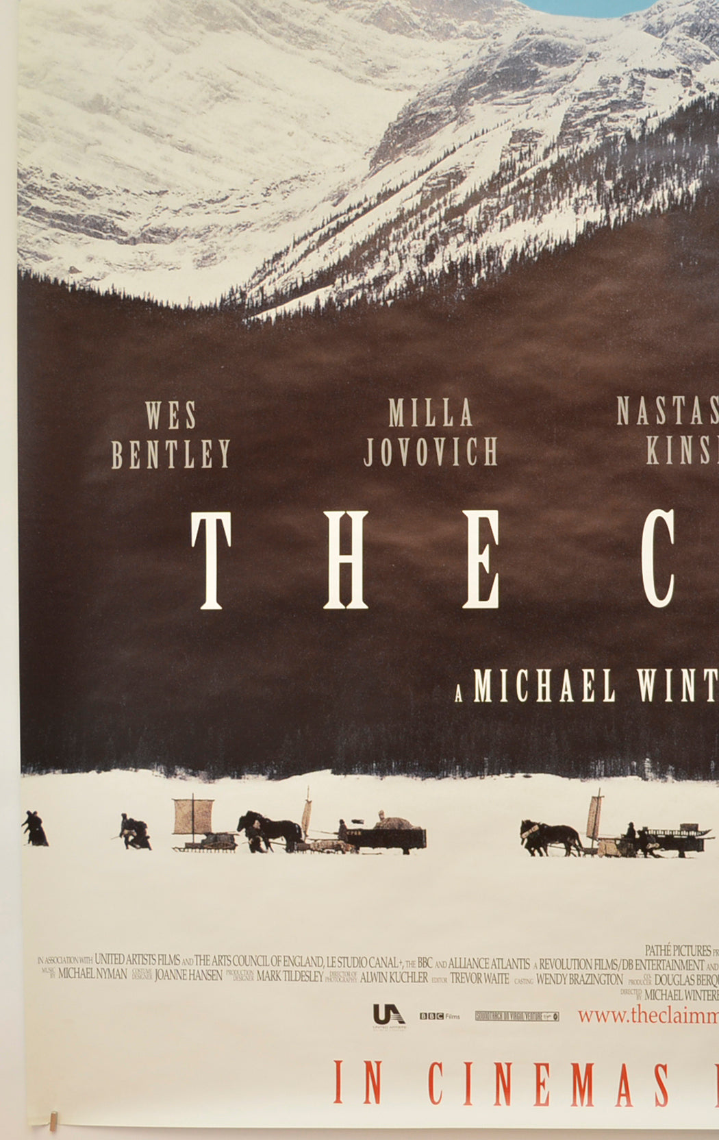 THE CLAIM (Bottom Left) Cinema 4 Sheet Movie Poster 