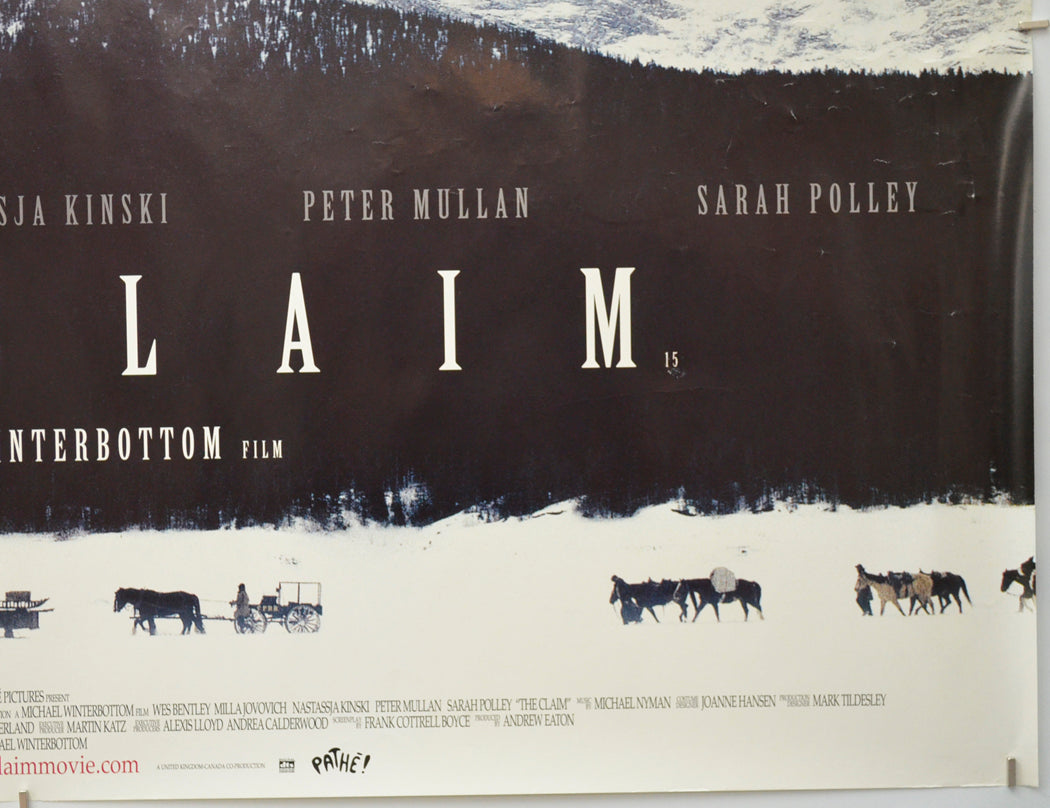 THE CLAIM (Bottom Right) Cinema Quad Movie Poster 