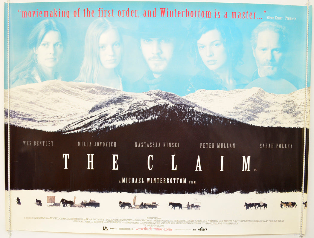 The Claim  Original British Quad Poster - Film Poster - Movie Poster 