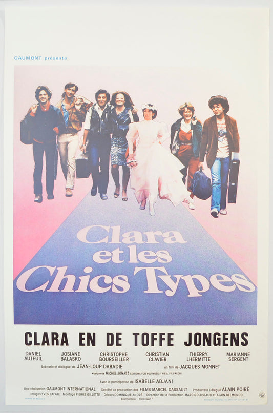 Clara et les Chics Types Original Belgian Poster - Film Poster - Movie Poster