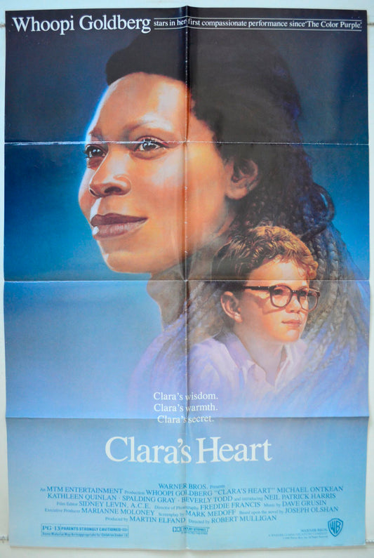 Clara's Heart Original One Sheet Poster - Movie Poster