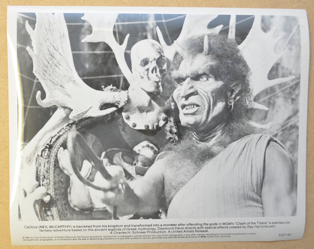 CLASH OF THE TITANS (Still 13) Cinema Black and White Press Stills 